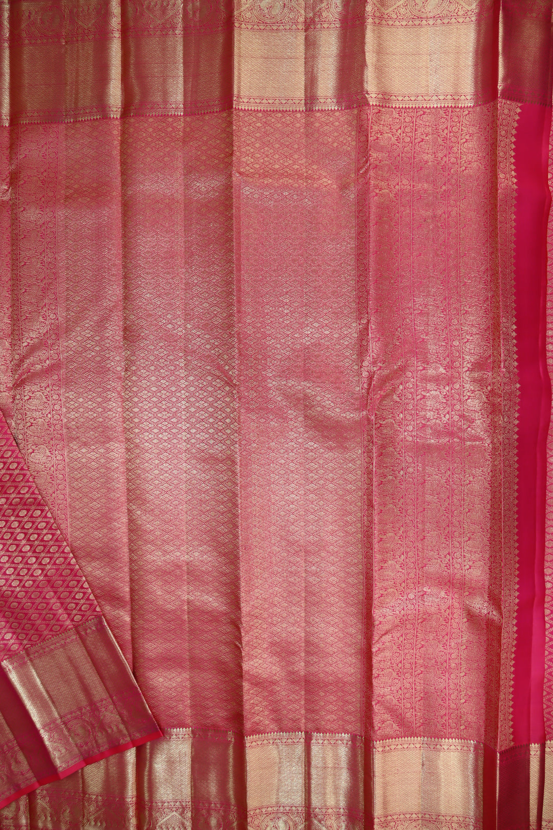 Enchanting Pink Kanjipuram Saree