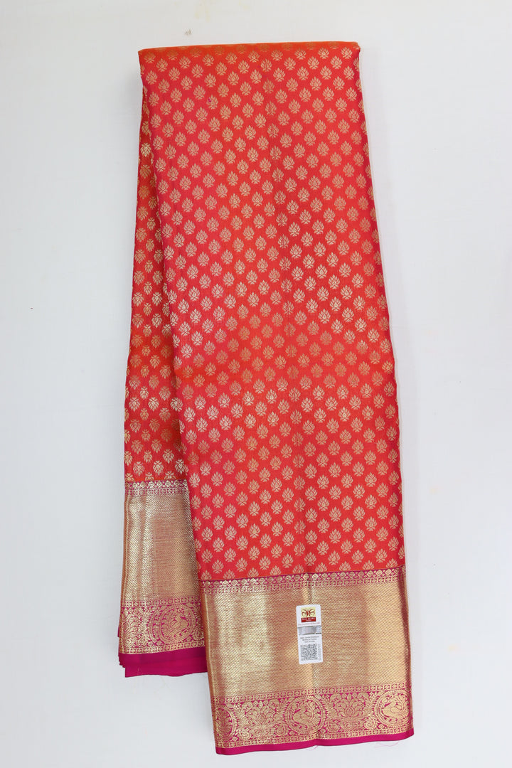 Mesmerizing Red Kanjipuram Saree