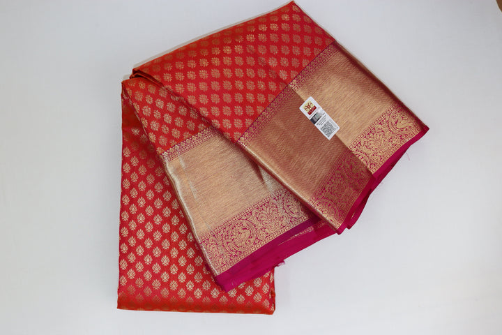 Mesmerizing Red Kanjipuram Saree