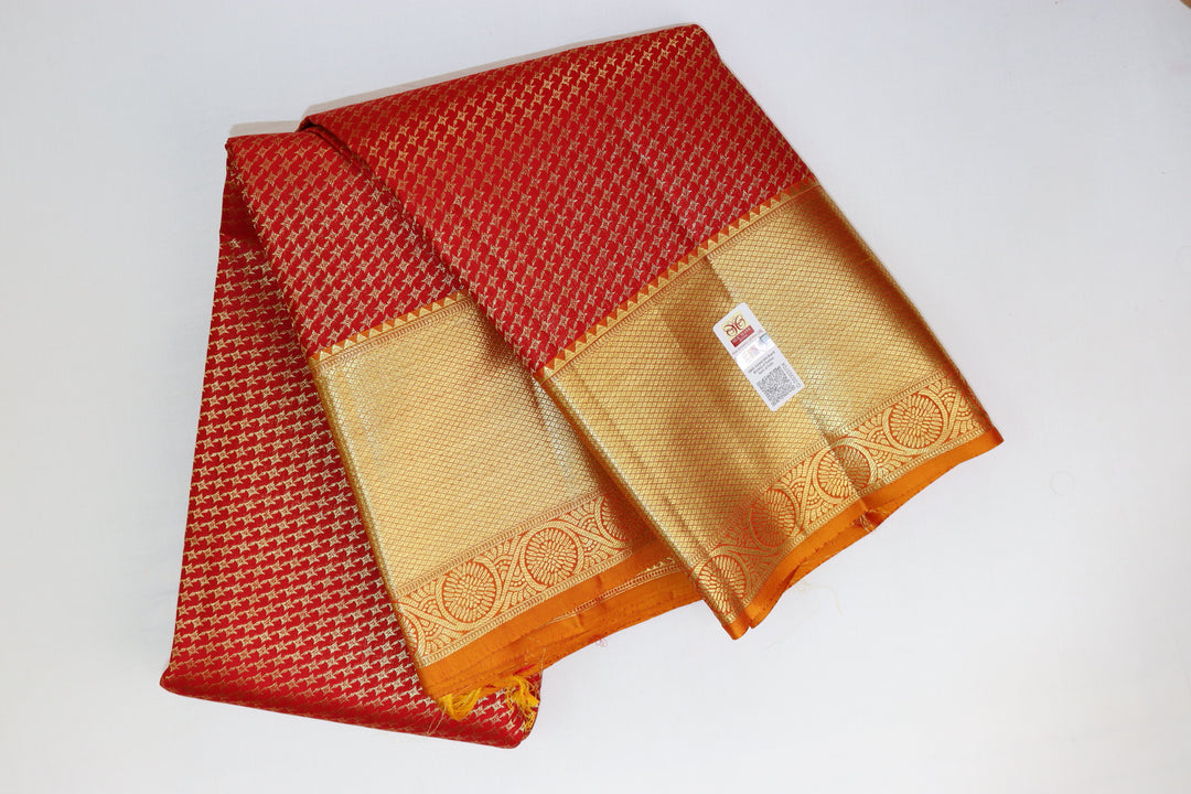 Traditional Red Kanjipuram Saree