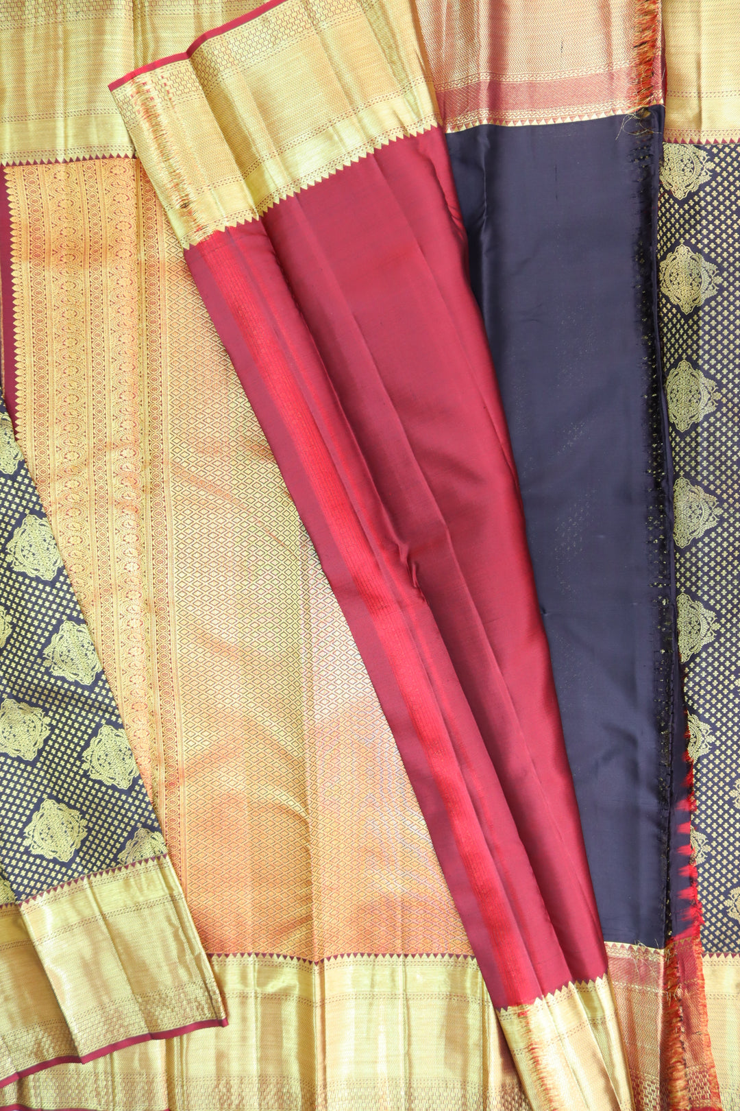 Elegant Black Kanjipuram Saree