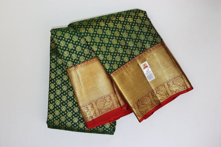 Classic Green Kanjipuram Saree