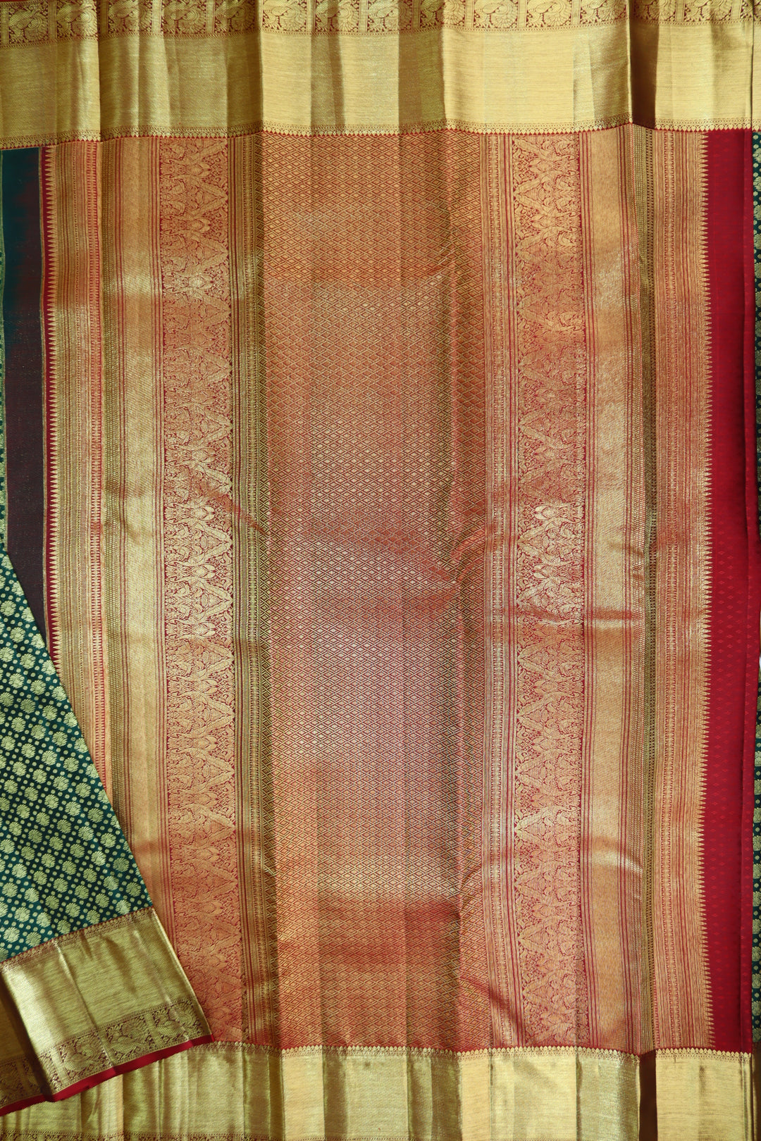 Classic Green Kanjipuram Saree