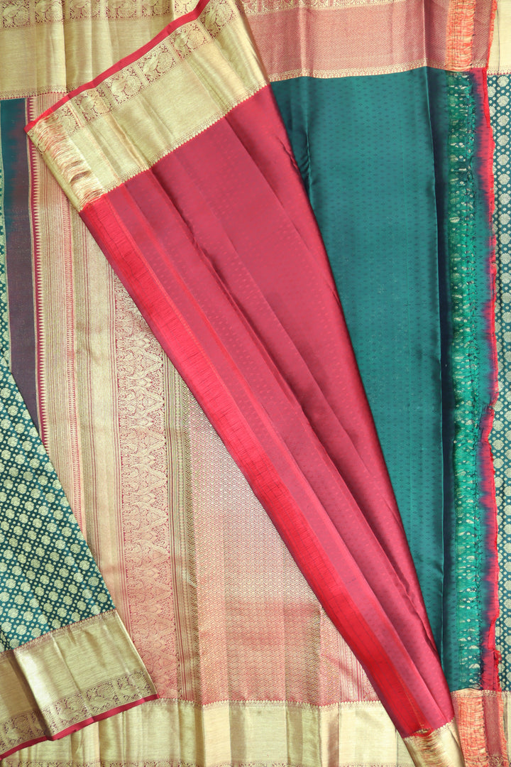 Classic Green Kanjipuram Saree