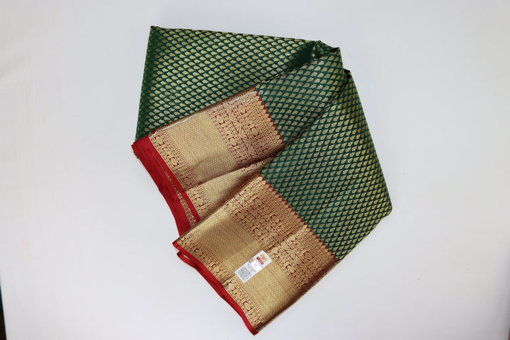 Elegant Green Kanjipuram Saree