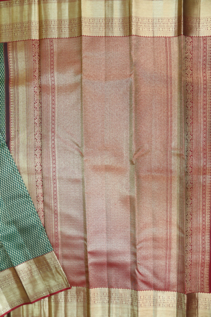 Elegant Green Kanjipuram Saree