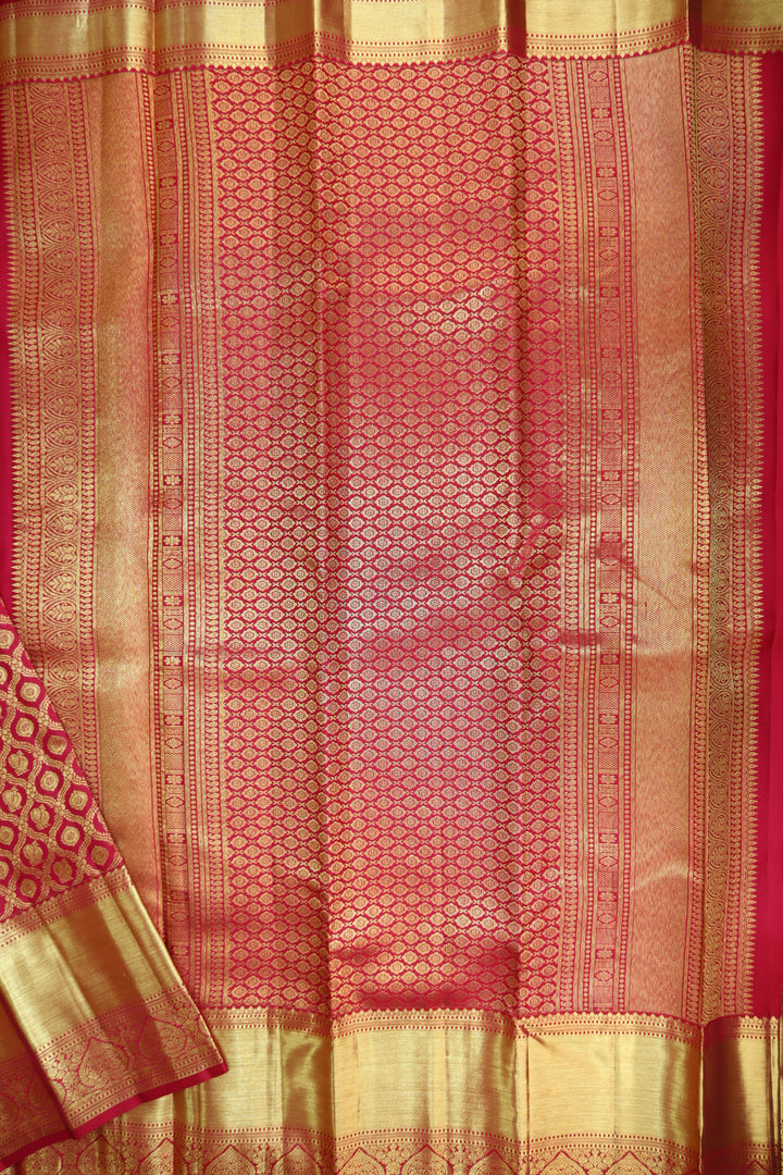 Rich Red Kanjipuram Saree