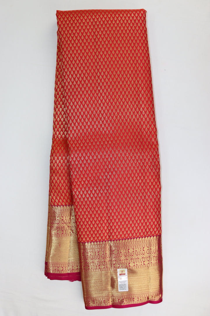 Opulent Red Kanjipuram Saree