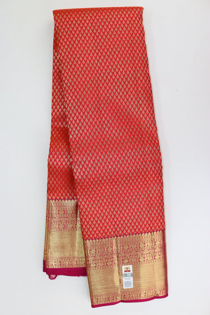 Luxurious Red Kanjipuram Saree