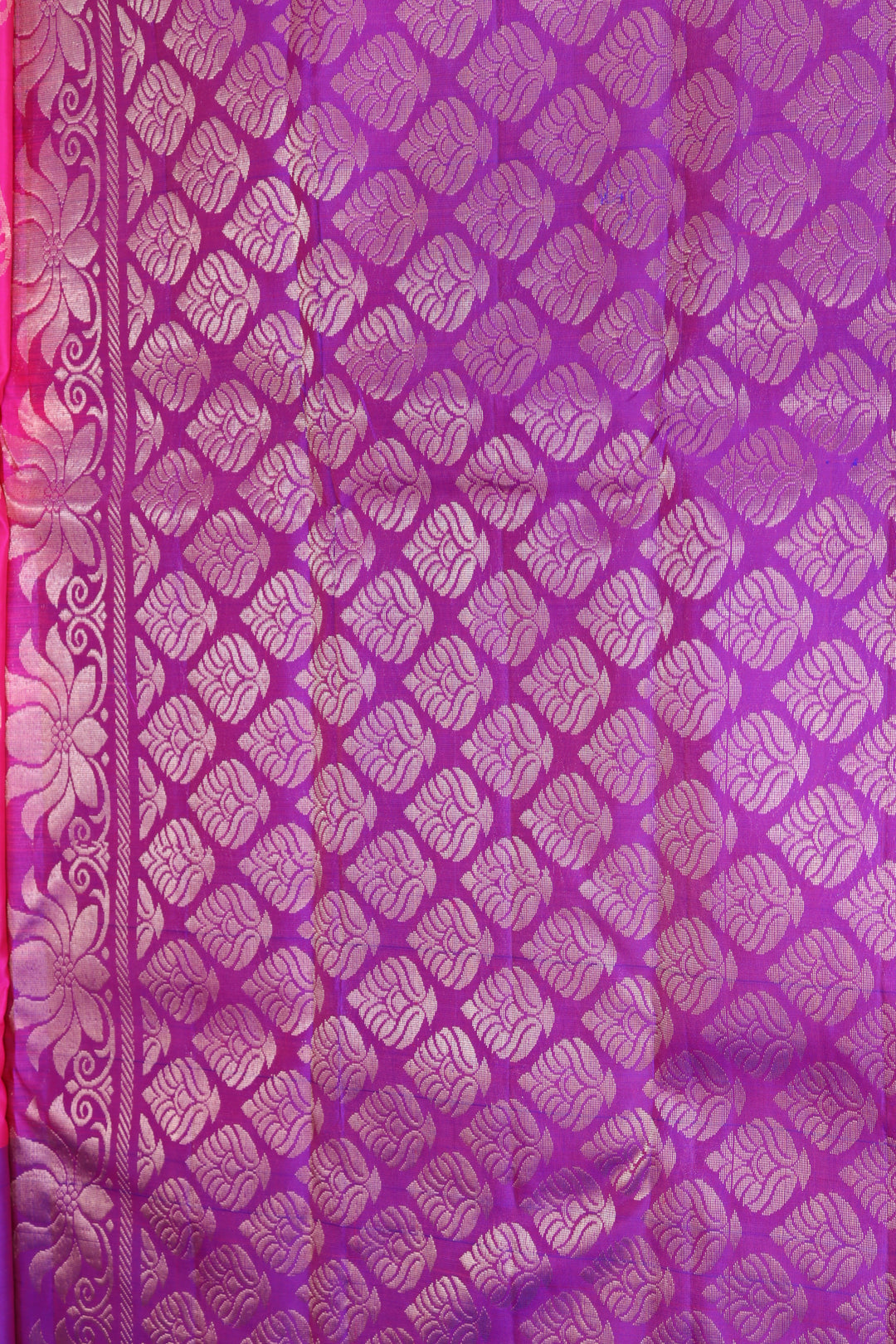 Traditional Pink Kanjipuram Saree