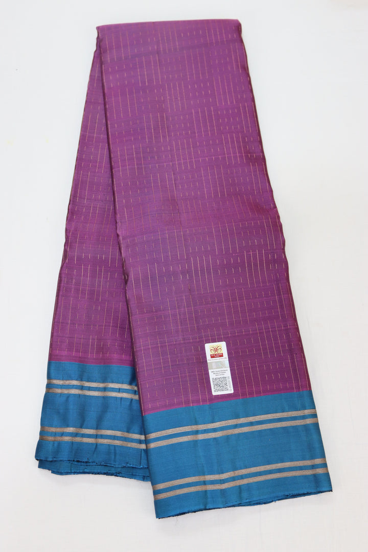 Regal Purple Kanjipuram Saree