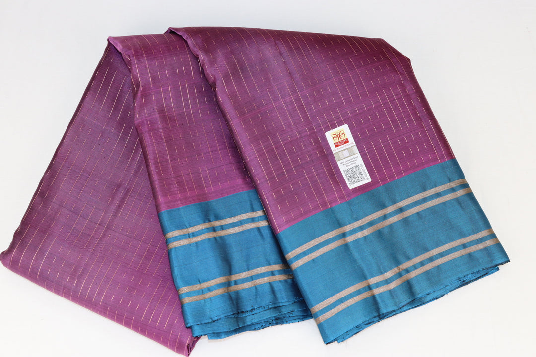 Regal Purple Kanjipuram Saree