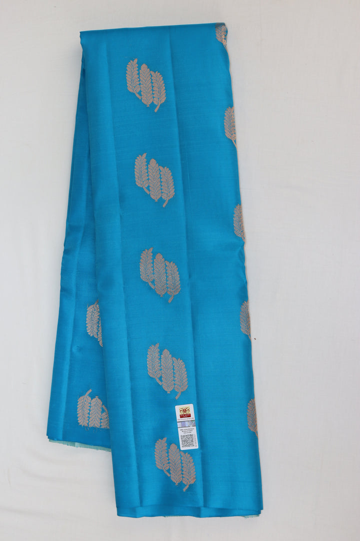 Rich Blue Kanjipuram Saree