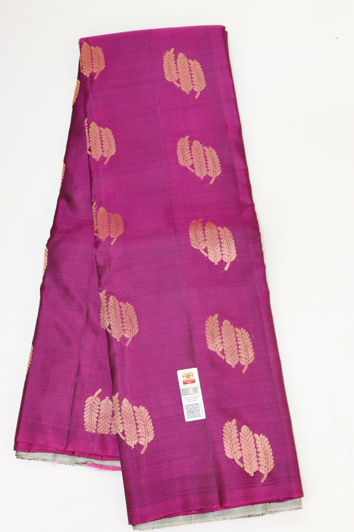 Trendy Dark Pink Kanjipuram Saree