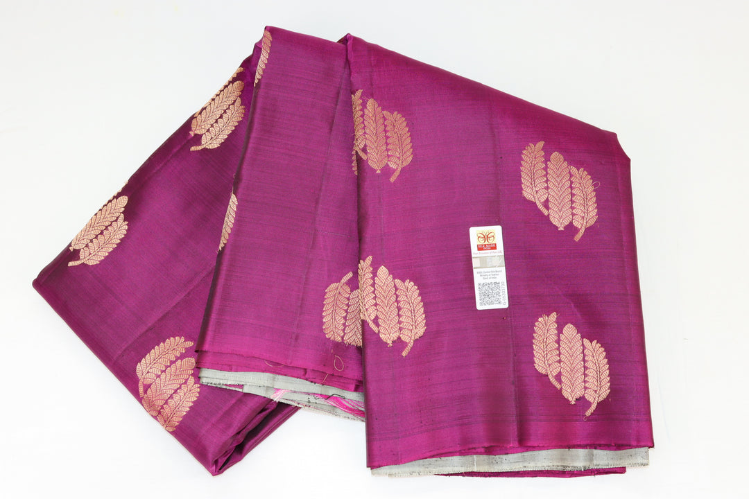 Trendy Dark Pink Kanjipuram Saree