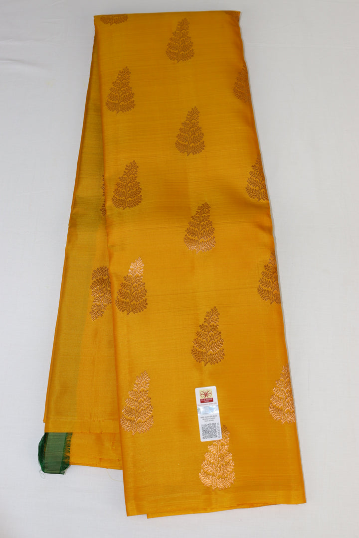 Rich Yellow  Kanjipuram Saree