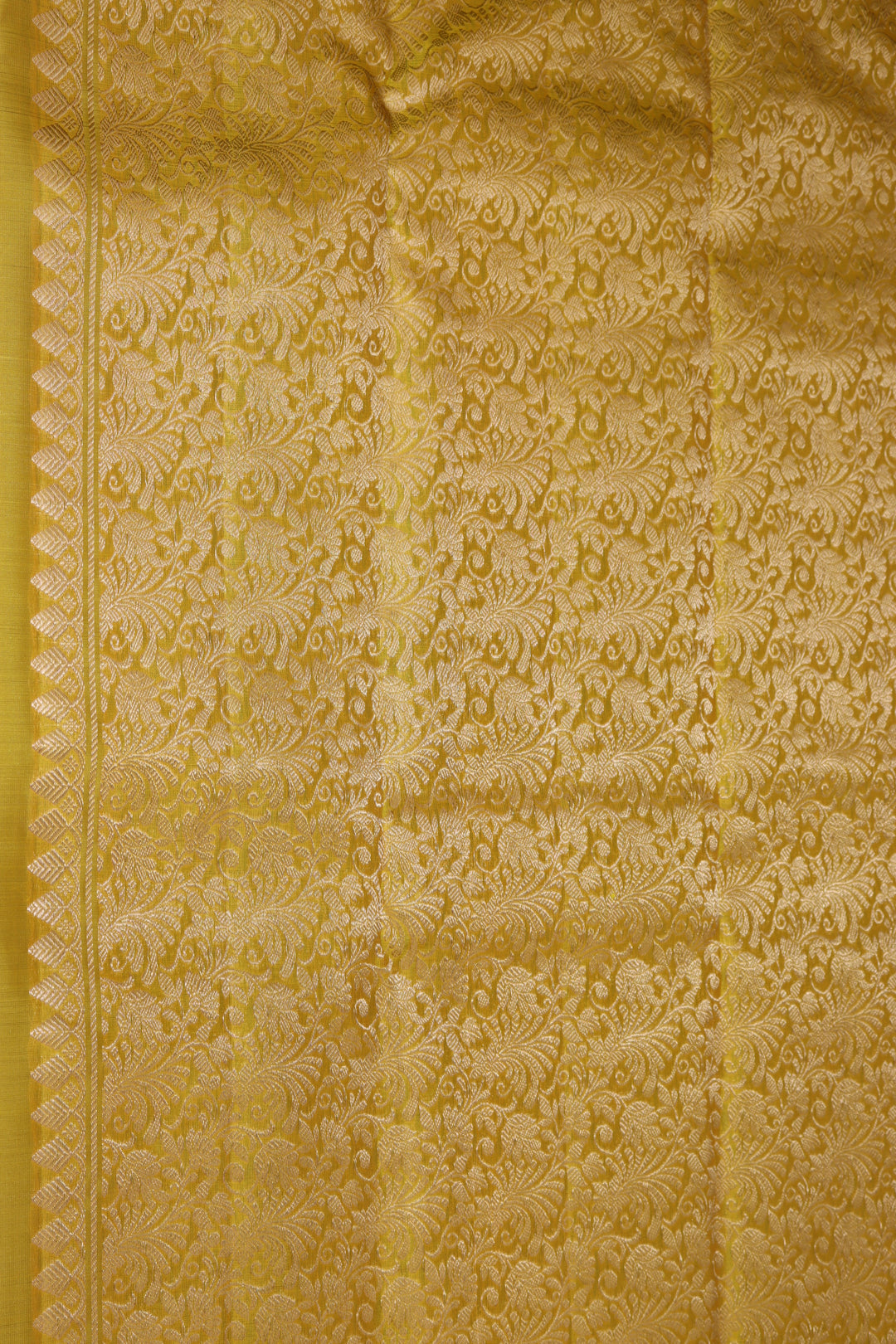 Rich Yellow  Kanjipuram Saree