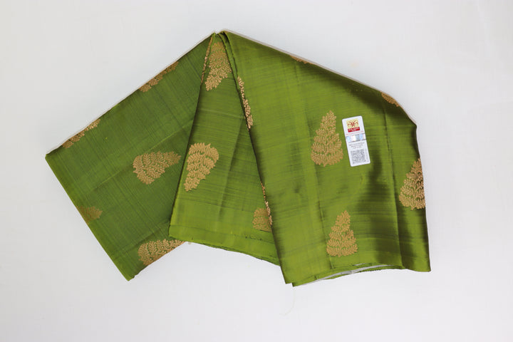 Mesmerizing Green Kanjipuram Saree