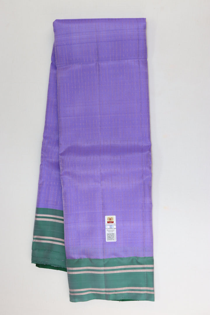 Opulent Light Lavender Pure Kanjipuram Saree