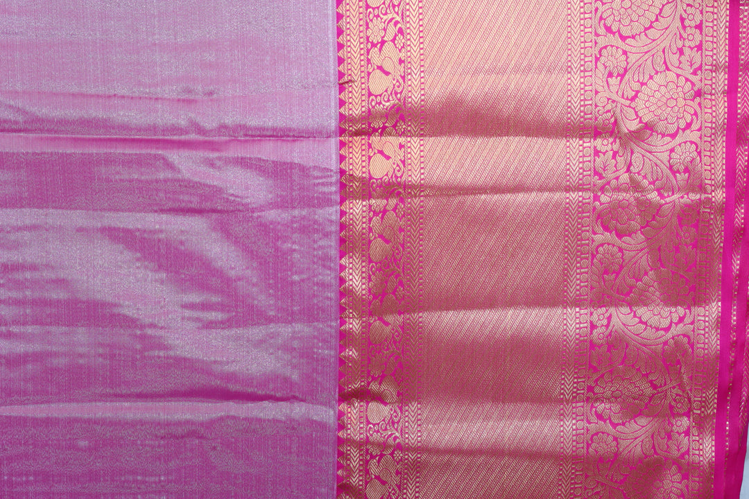 Mesmerizing Sky Blue Kanjipuram Saree