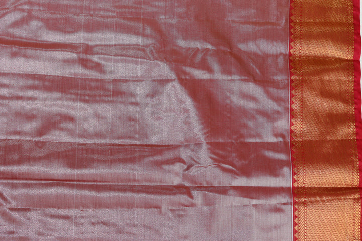 Traditional Cream Kanjipuram Saree