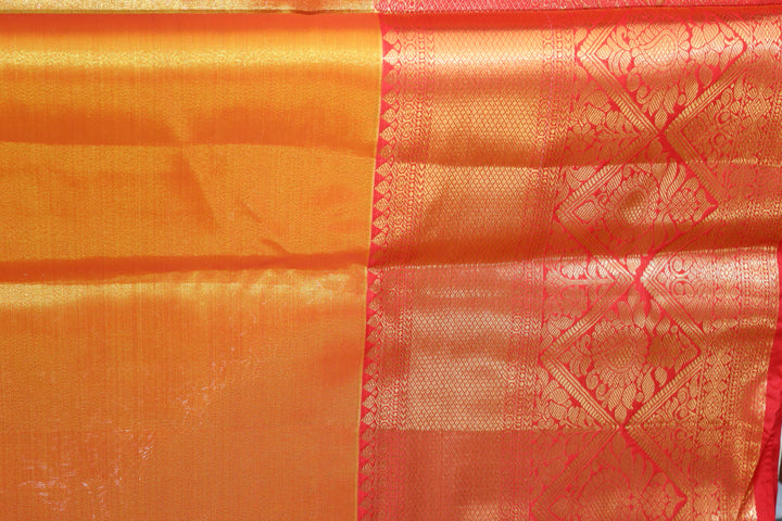 Regal Yellow Kanjipuram Saree