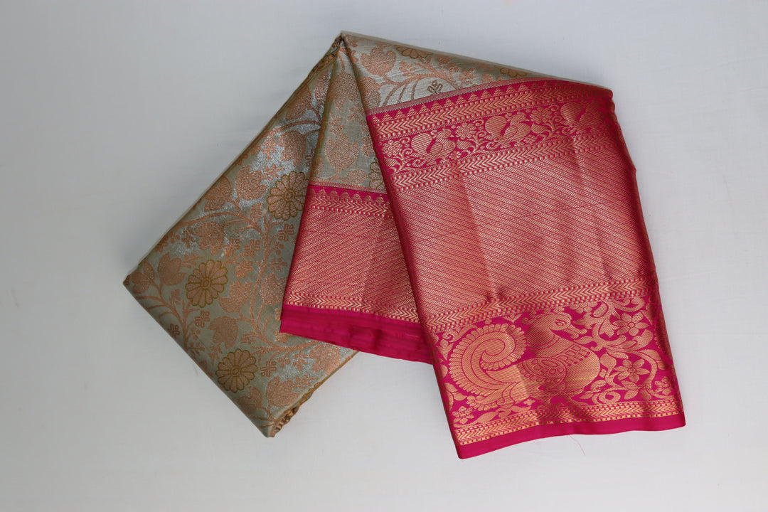 Royal Green Kanjipuram Saree