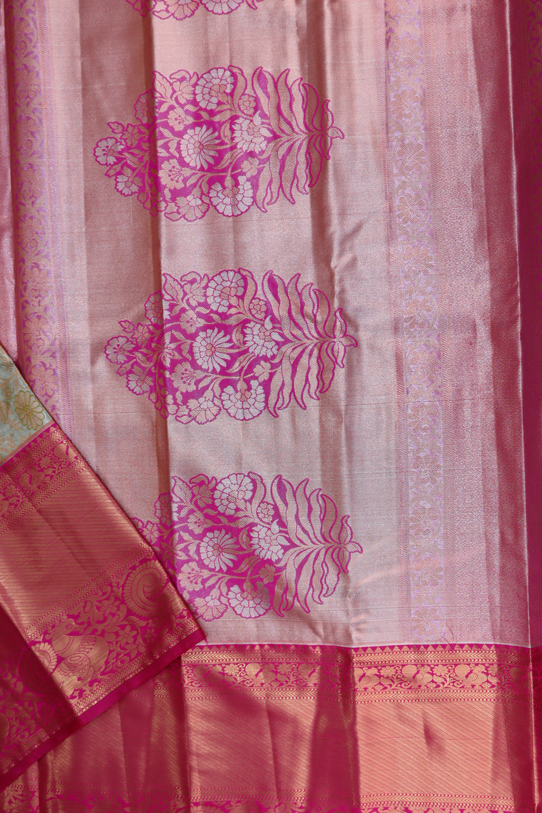 Royal Green Kanjipuram Saree