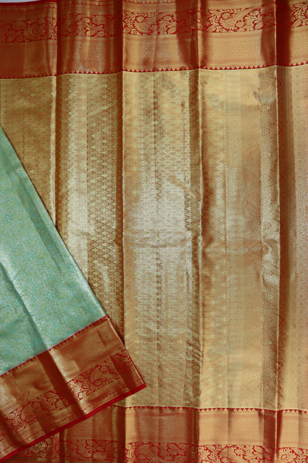 Amazing Green Kanjipuram Saree