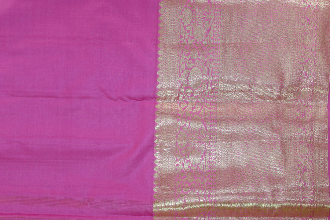 Royal Pink Kanjipuram Saree