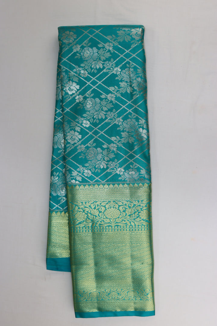 Luxurious Green Kanjipuram Saree