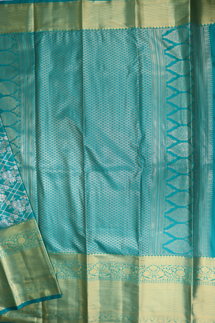 Luxurious Green Kanjipuram Saree