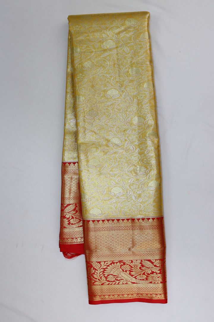 Timeless Yellow Kanjipuram Saree