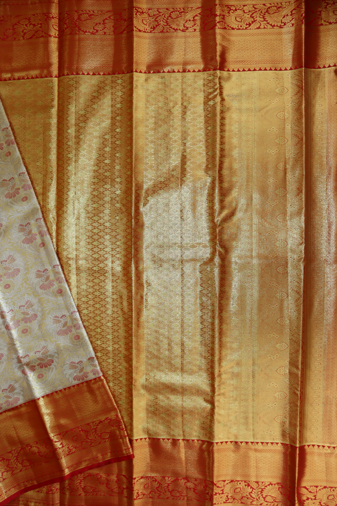 Mesmerizing Light Yellow Kanjipuram Saree