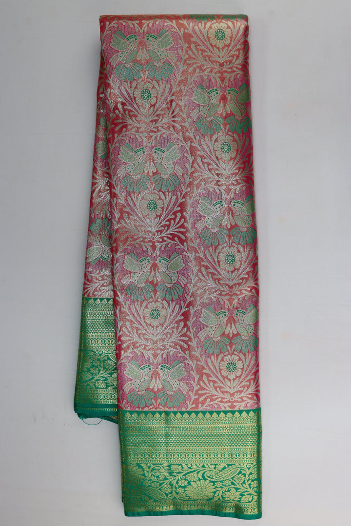 Mesmerizing Pink Kanjipuram Saree