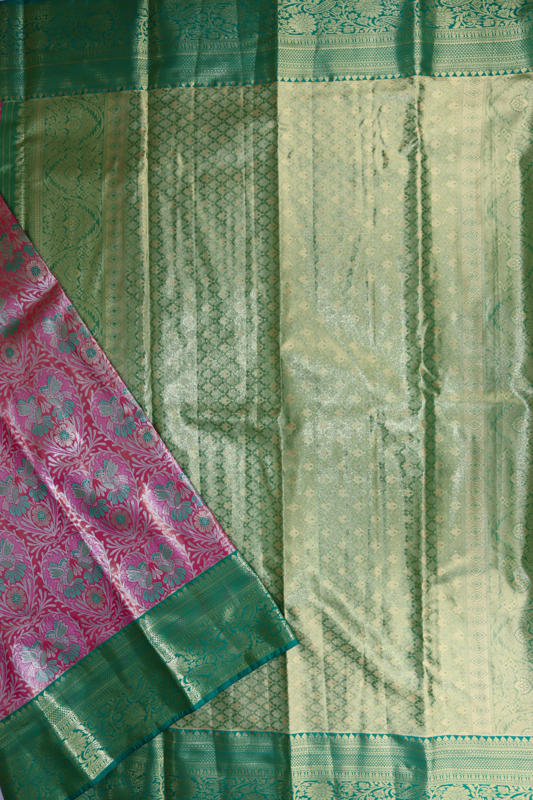 Mesmerizing Pink Kanjipuram Saree