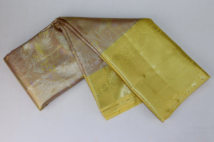 Radiant Yellow Kanjipuram Saree