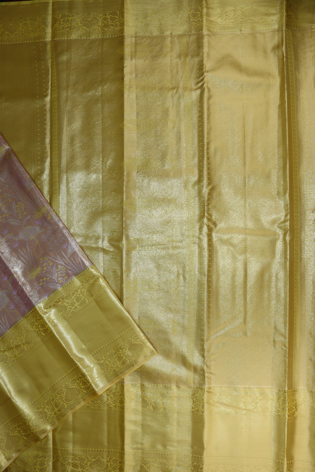 Radiant Yellow Kanjipuram Saree