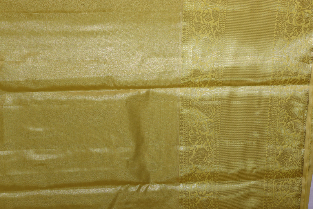 Radiant Yellow Kanjipuram Saree