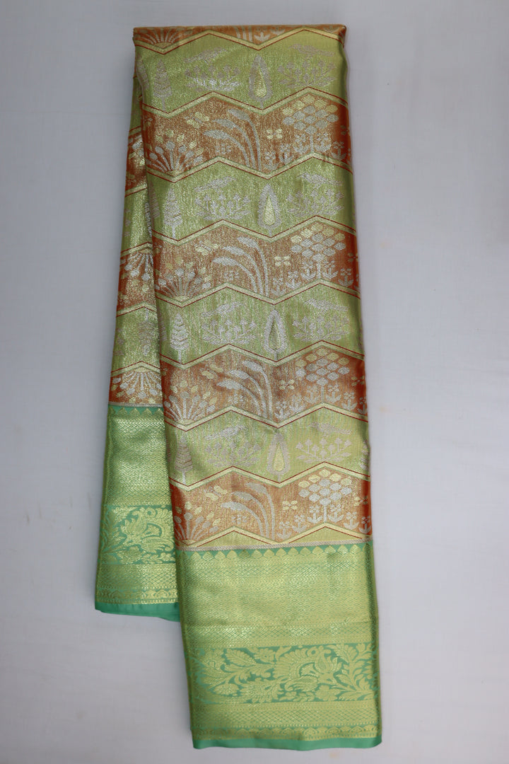 Elegant Multi-Color Kanjipuram Saree