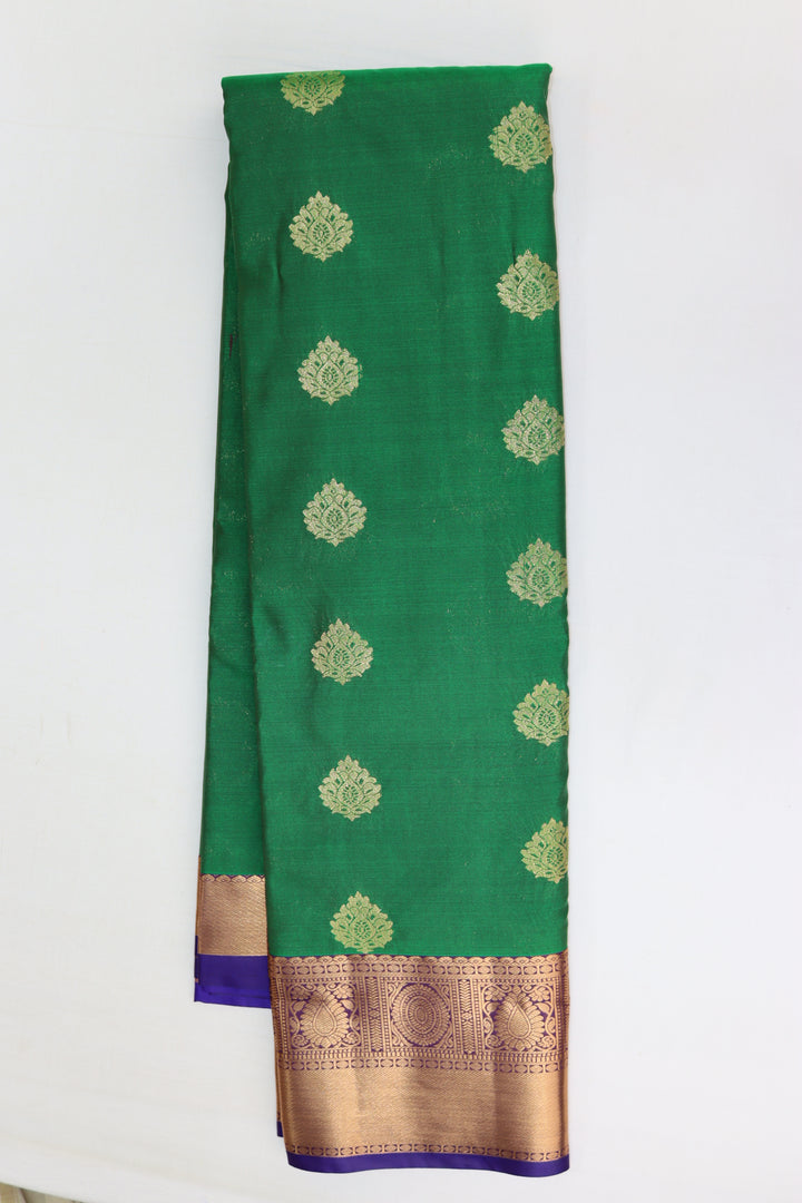 Graceful Green Kanjipuram Saree