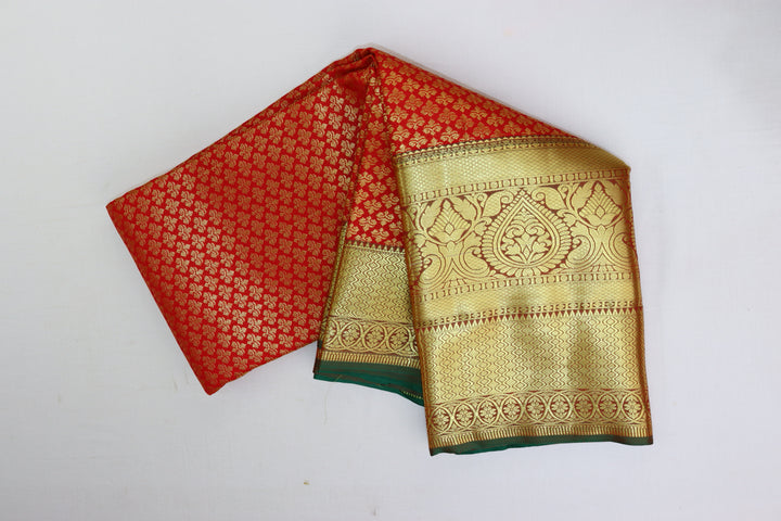 Stunning Red Kanjipuram Saree