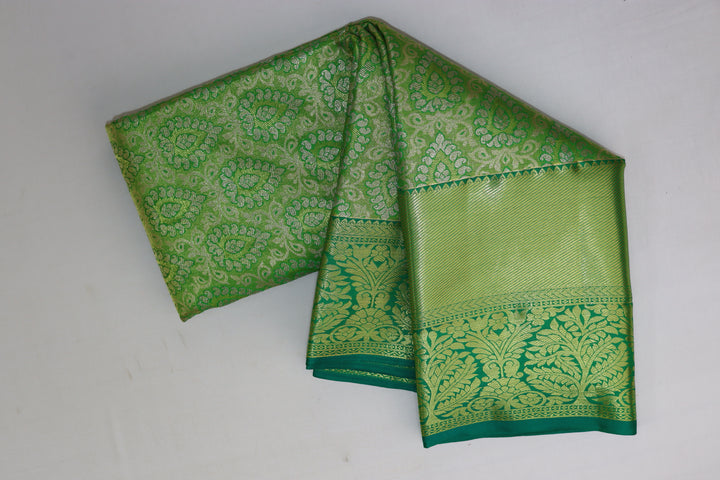 Luxurious Green Kanjipuram Saree