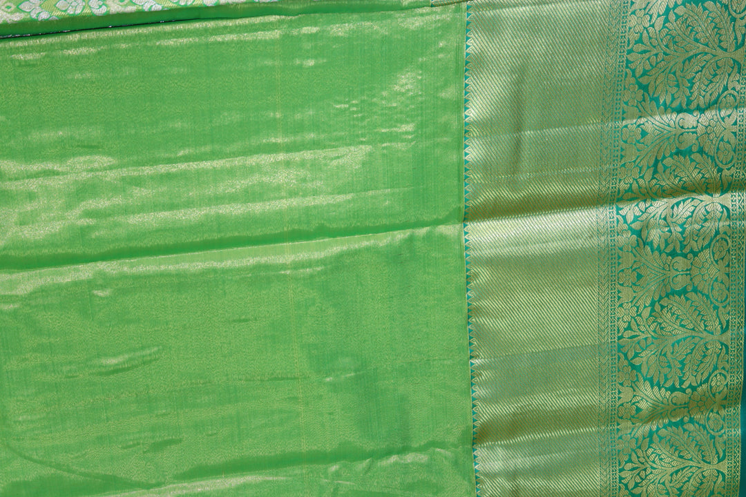 Luxurious Green Kanjipuram Saree