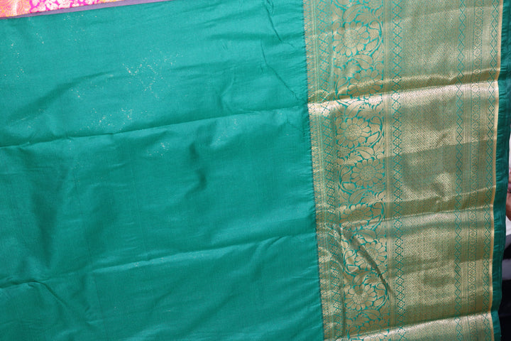 Divine Pink Kanjipuram Saree