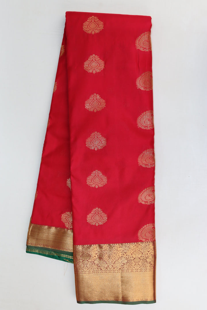 Rich Dark Pink Kanjipuram Saree