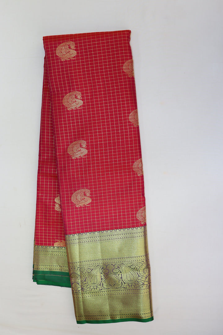 Classic Pink Kanjipuram Saree