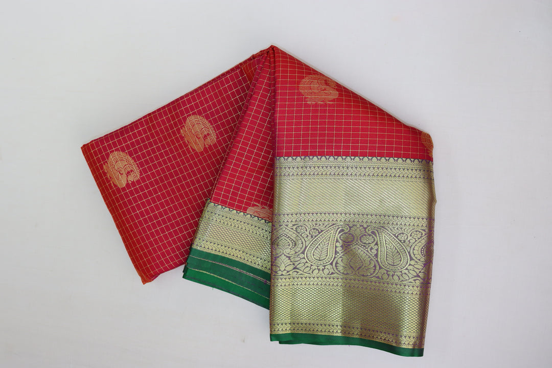 Classic Pink Kanjipuram Saree