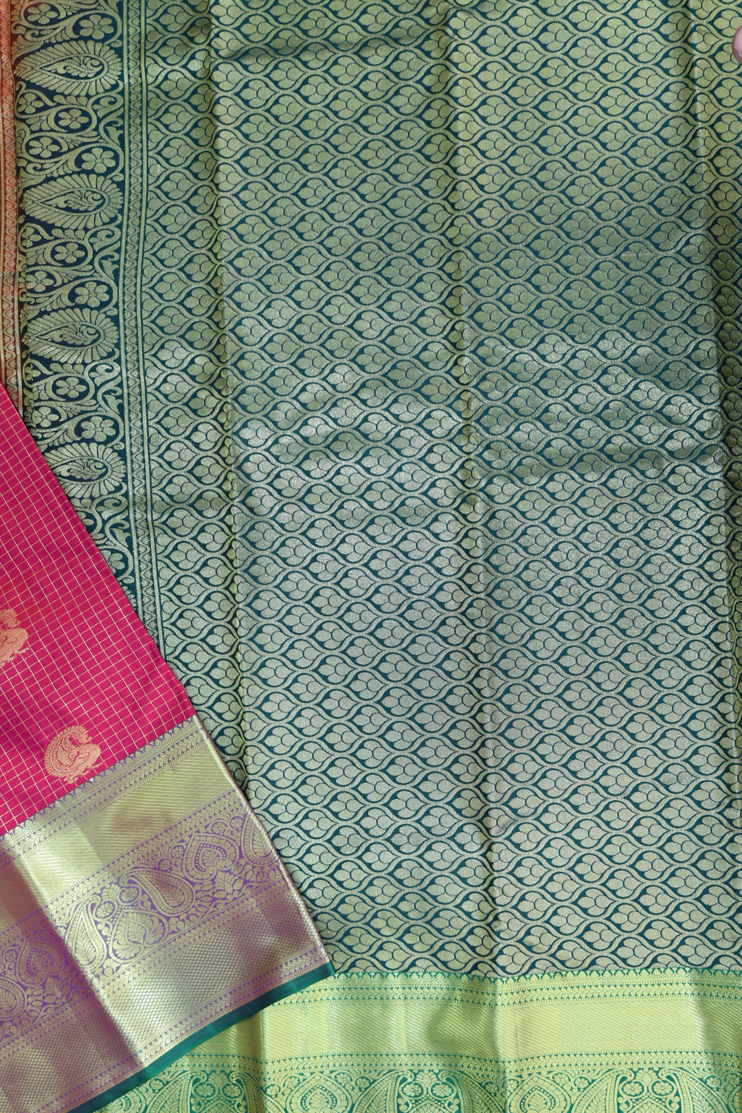 Classic Pink Kanjipuram Saree