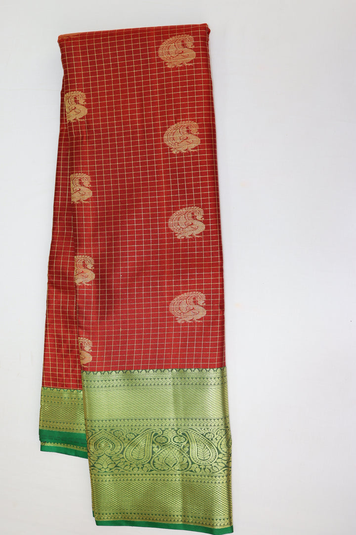 Classic Red Kanjipuram Saree